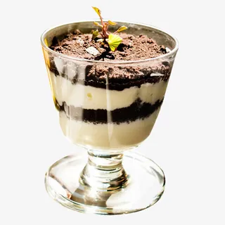 透明木糠杯免抠