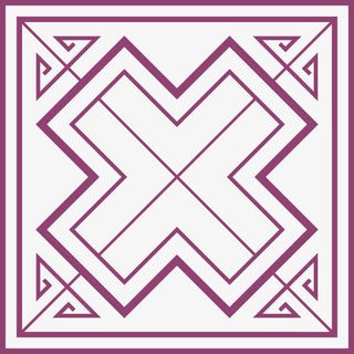 紫色边框图案免抠