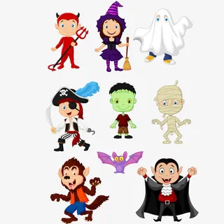 万圣节卡通人物免抠