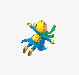 几米漫画手绘小人儿免抠