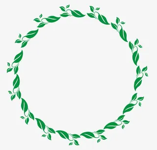 叶子花边矢量免抠