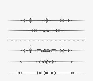 花纹分割线免抠