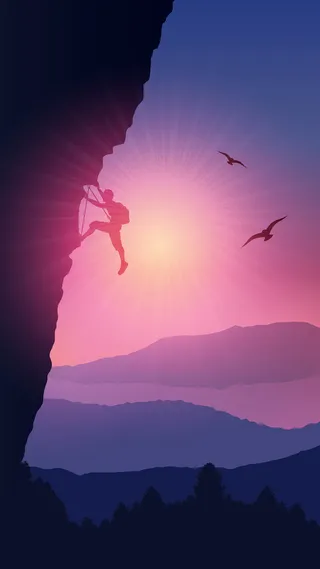 攀岩H5背景高清