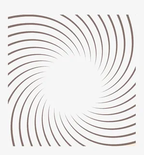 黑白旋转线条素材免抠