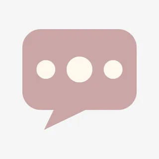 粉色消息提示框免抠