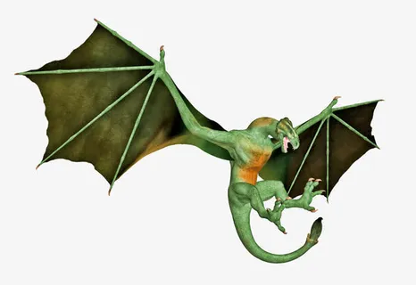 西方神话翼龙免抠图免抠