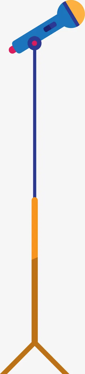 卡通麦克风免抠