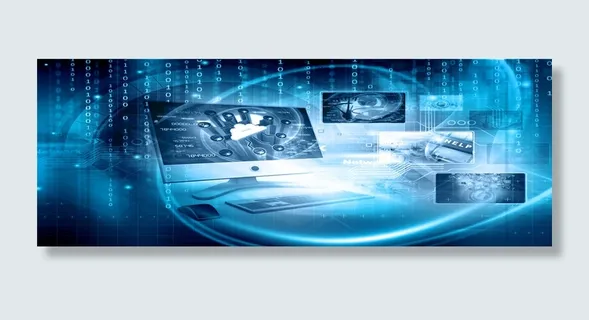 高科技数字网络背景高清