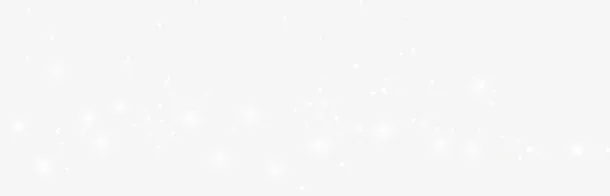 冬季漂浮白色雪花免抠