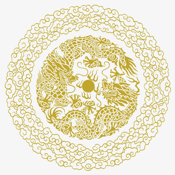 中国元素祥云图腾免抠