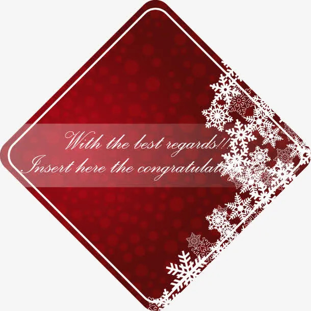 雪花背景菱形图案