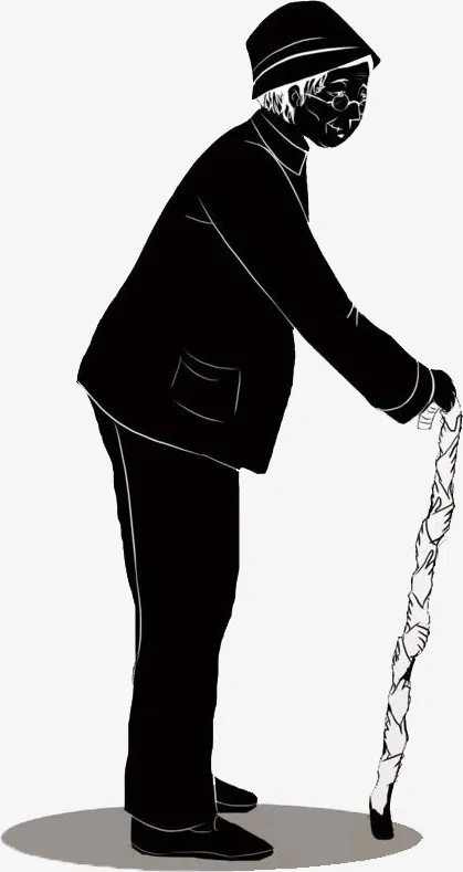 老人 老年人 敬老院免抠