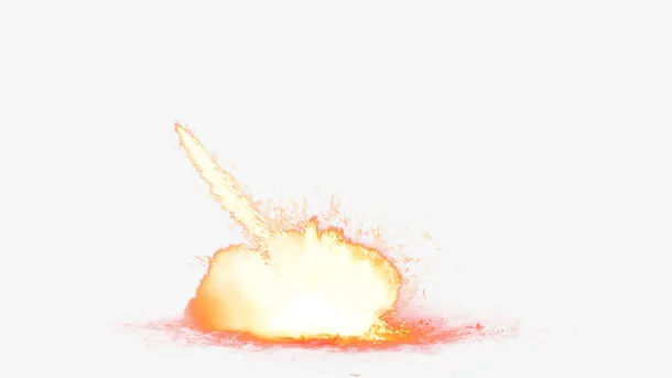 场景爆炸红色高清免抠免抠