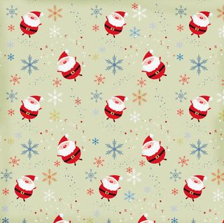 圣诞老人雪花背景