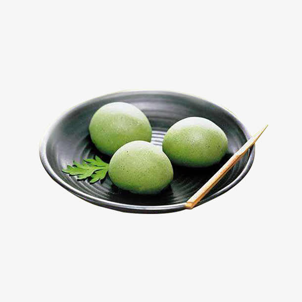 清明艾草团免抠