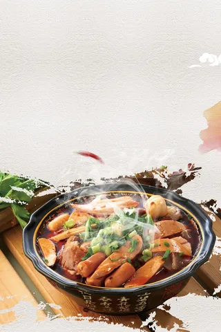 美食海报背景素材高清