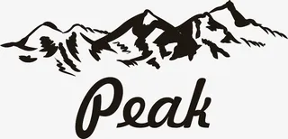 中国风山峰矢量图免抠