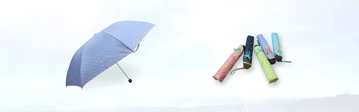 清新淘宝雨伞背景高清