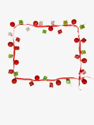 创意圣诞边框免抠