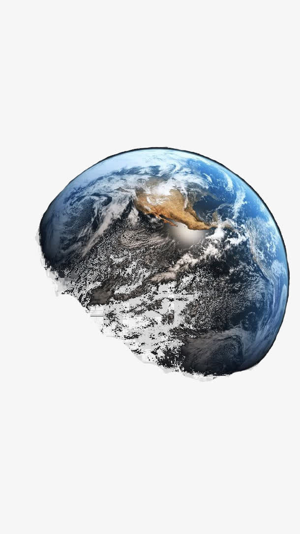 星空中的地球免抠