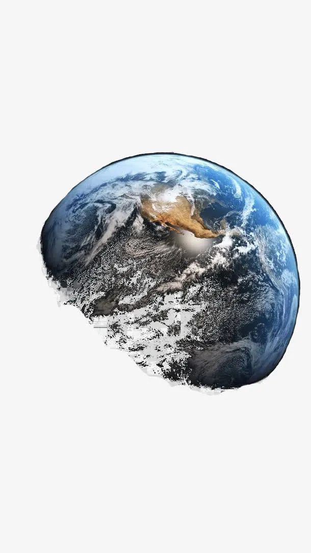 星空中的地球免抠