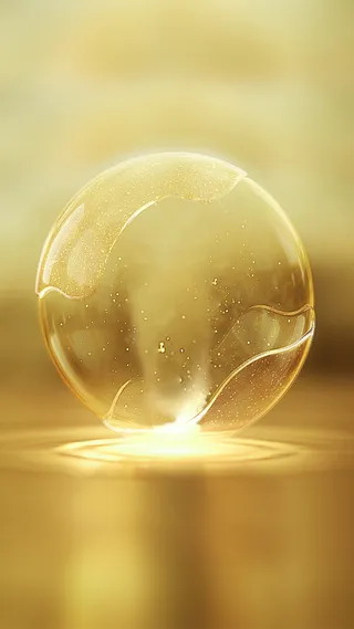 金色奢华化妆品护肤品H5海报背景分层下载高清