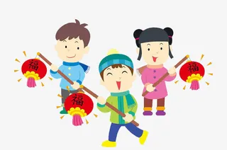 过年家庭照片免抠