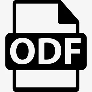 ODF文件格式图标免抠