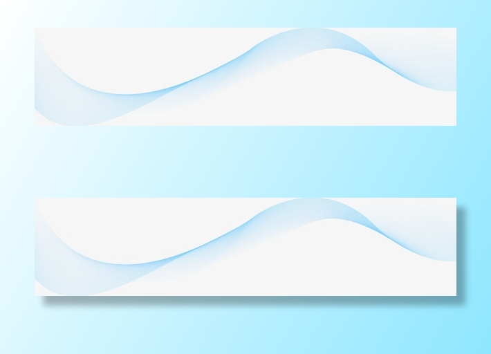 蓝色曲线线条矢量图免抠手绘/卡通卡通元素