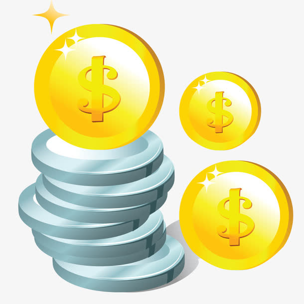 金币卡通免抠