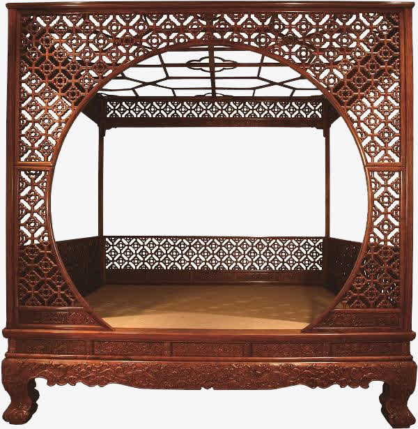 高雅的架子床免抠