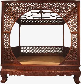 高雅的架子床免抠