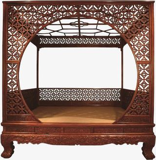 高雅的架子床免抠