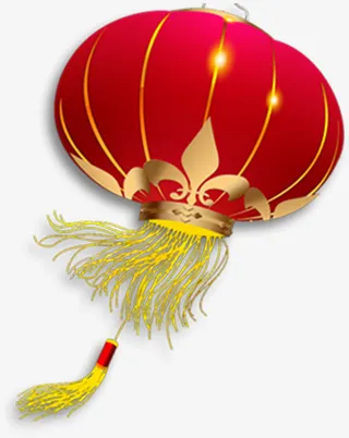 免扣红灯笼元素免抠
