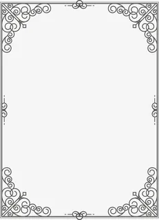 环形小清新纹理欧式边框免抠