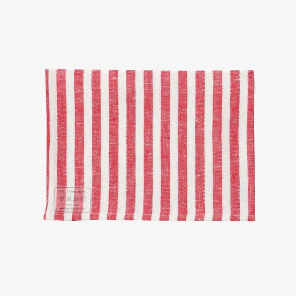 条纹餐桌布免抠