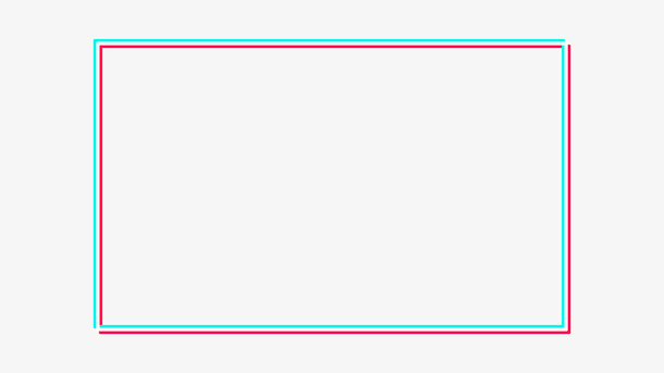 抖音风格边框免抠