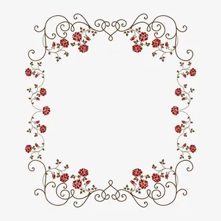 唯美欧风边框素材元素免抠