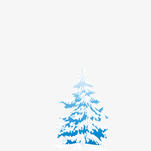 雪树图案免抠