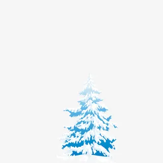 雪树图案免抠