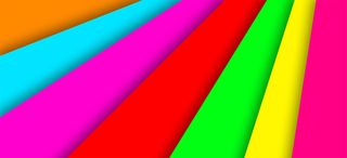 几何彩色色块红色背景高清