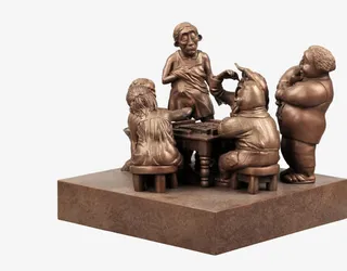 铜人打麻将免抠