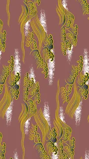 祥云花纹H5背景高清