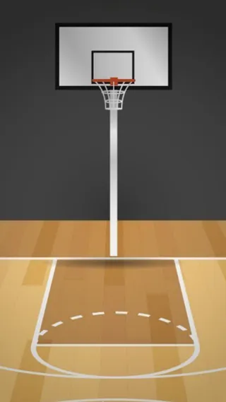 扁平篮球场图案背景图高清