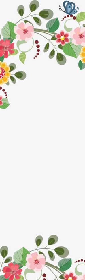 卡通手绘唯美花免抠