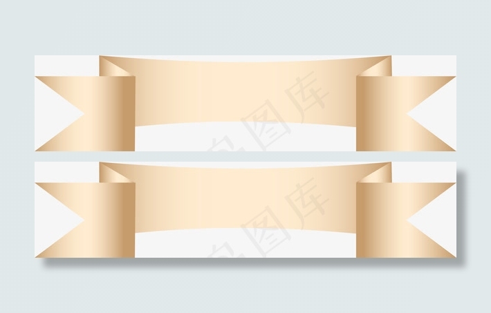 中国风卡通卷轴矢量图免抠