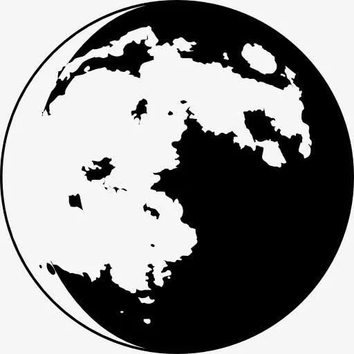 月亮相位符号图标免抠