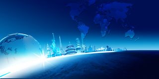 炫酷商务科技企业活动背景素材高清