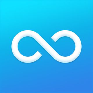 蓝色背景白色图标