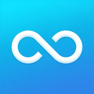 蓝色背景白色图标